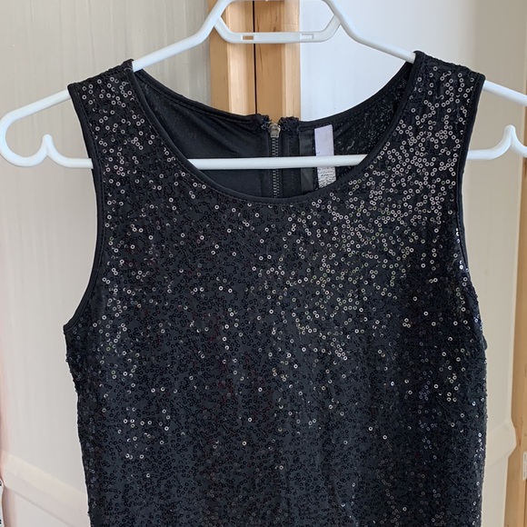 Kensie party dress with sequin, Black, Size S - Picture 4 of 12